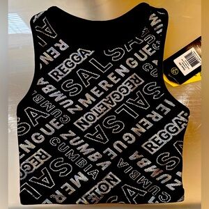 Zumba Happy Holographic/Iridescent lettering